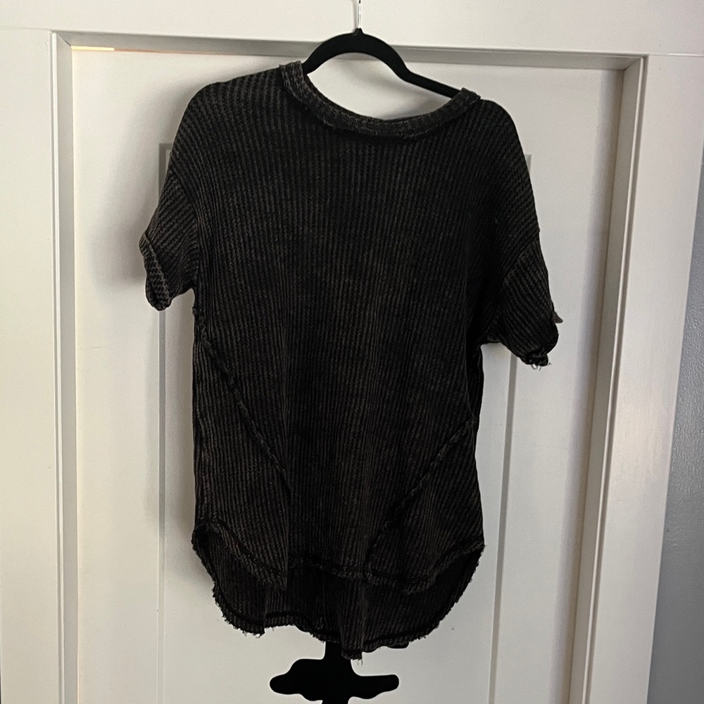 Three bird nest baby waffle tee - s/m oversized NWOT
